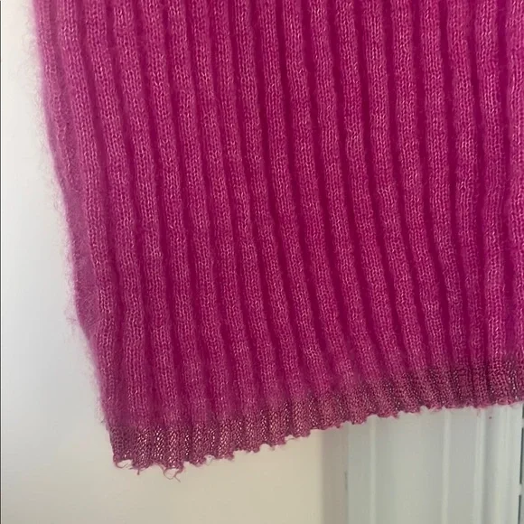 Guest in Residence - Ribbed Tank Top - Medium - Fuscia - Picture 4 of 12